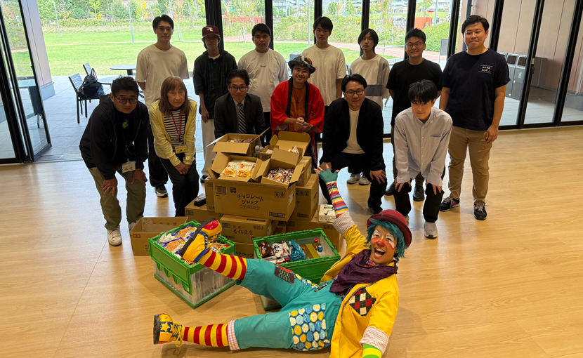 産学プロジェクト×獨協大学山下ゼミ　フードドライブの様子
